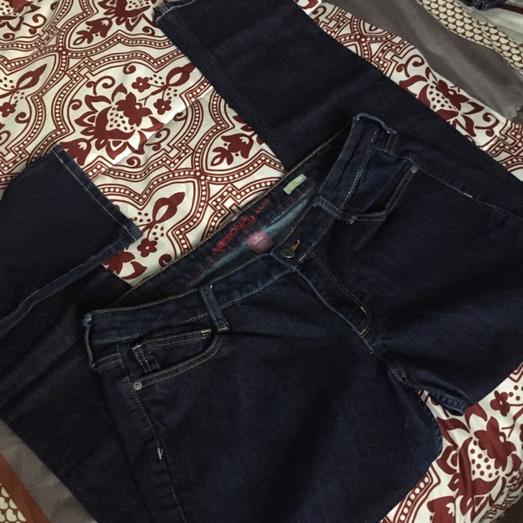 NOT FOR SALE RN! DONT BUY Dark Navy Arizona Skinny Jeans Size 15 - Picture 4 of 8